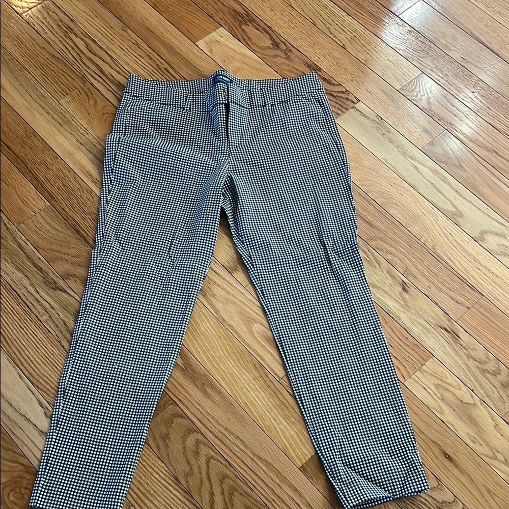 Men's Black and White Checkered Pants